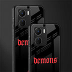 demons back phone cover | glass case for vivo y16