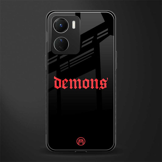 demons back phone cover | glass case for vivo y16