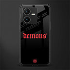 demons back phone cover | glass case for vivo y22