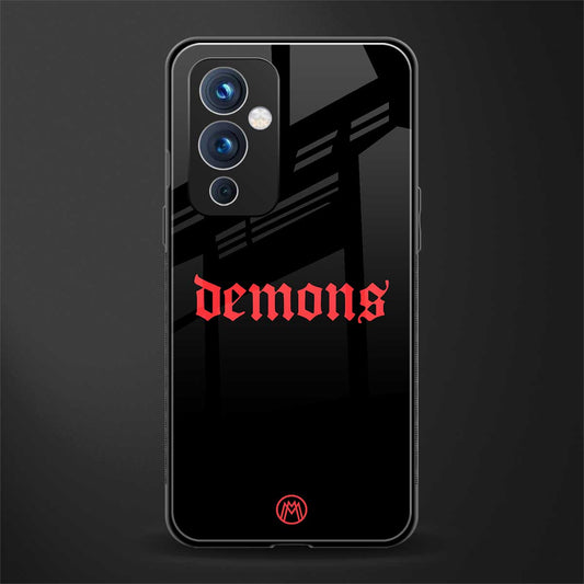 demons back phone cover | glass case for oneplus 9