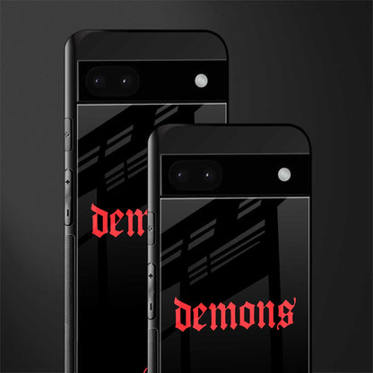 demons back phone cover | glass case for google pixel 6a