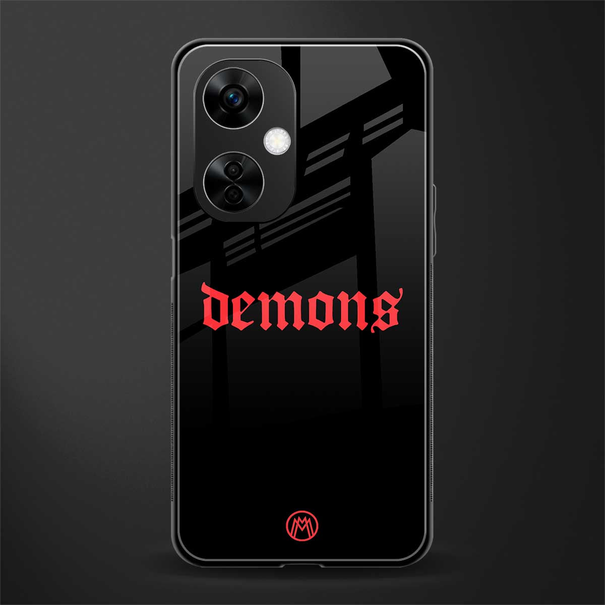 demons back phone cover | glass case for oneplus nord ce 3 lite