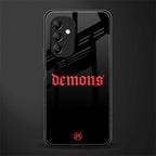 demons back phone cover | glass case for samsung galaxy a14 5g