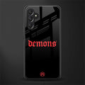 demons back phone cover | glass case for samsun galaxy a24 4g