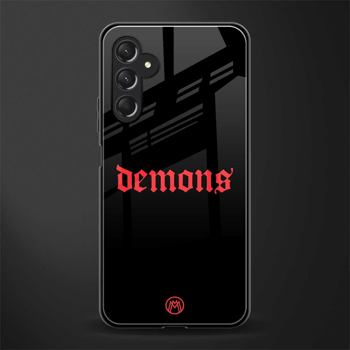 demons back phone cover | glass case for samsun galaxy a24 4g