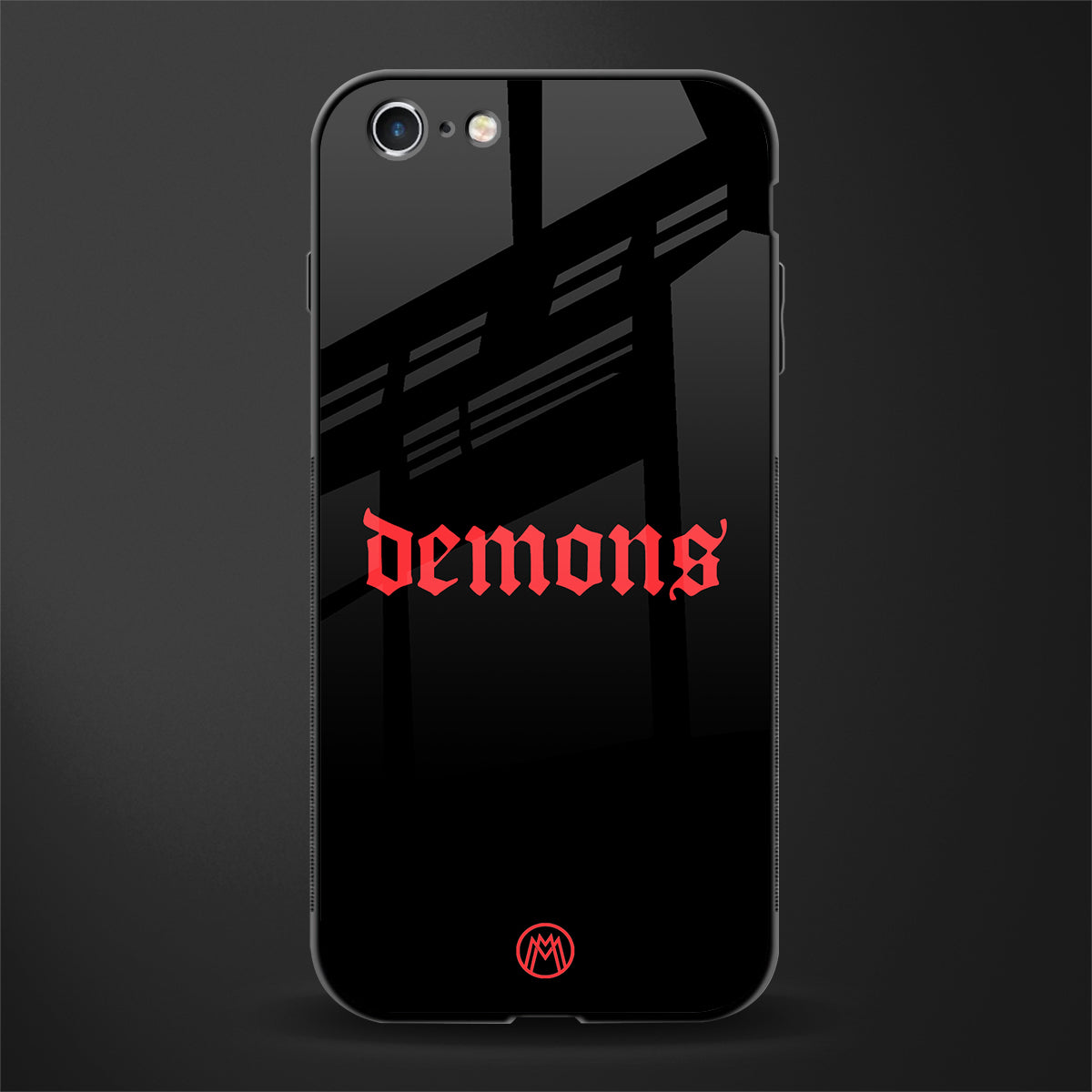 demons glass case for iphone 6s image