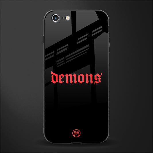 demons glass case for iphone 6 image