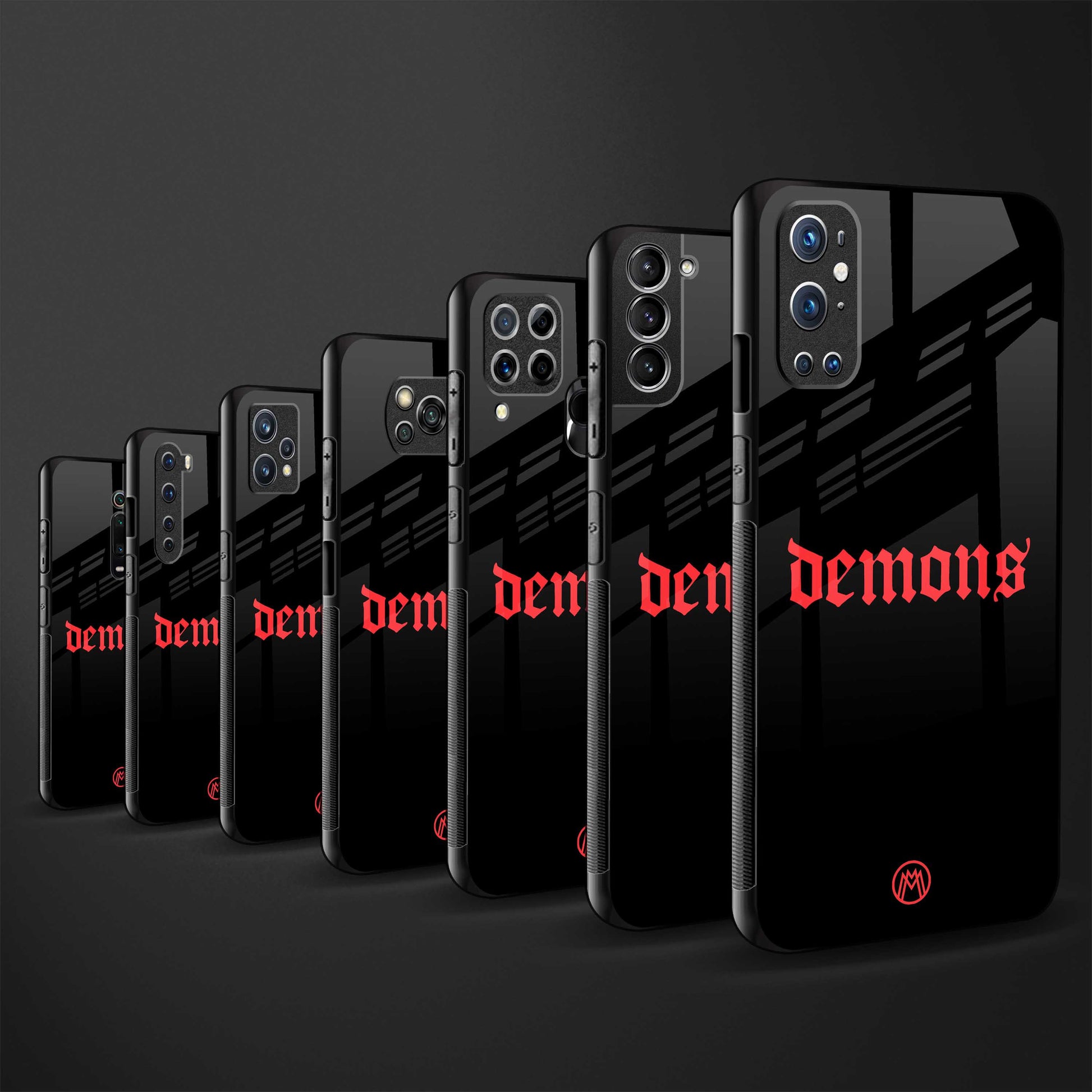 demons back phone cover | glass case for realme 9 pro 5g