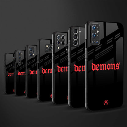 demons back phone cover | glass case for vivo y16