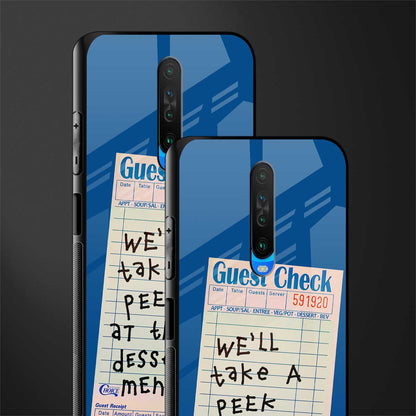 dessert menu glass case for poco x2 image-2