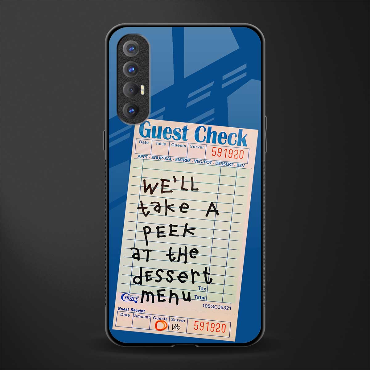 dessert menu glass case for oppo reno 3 pro image