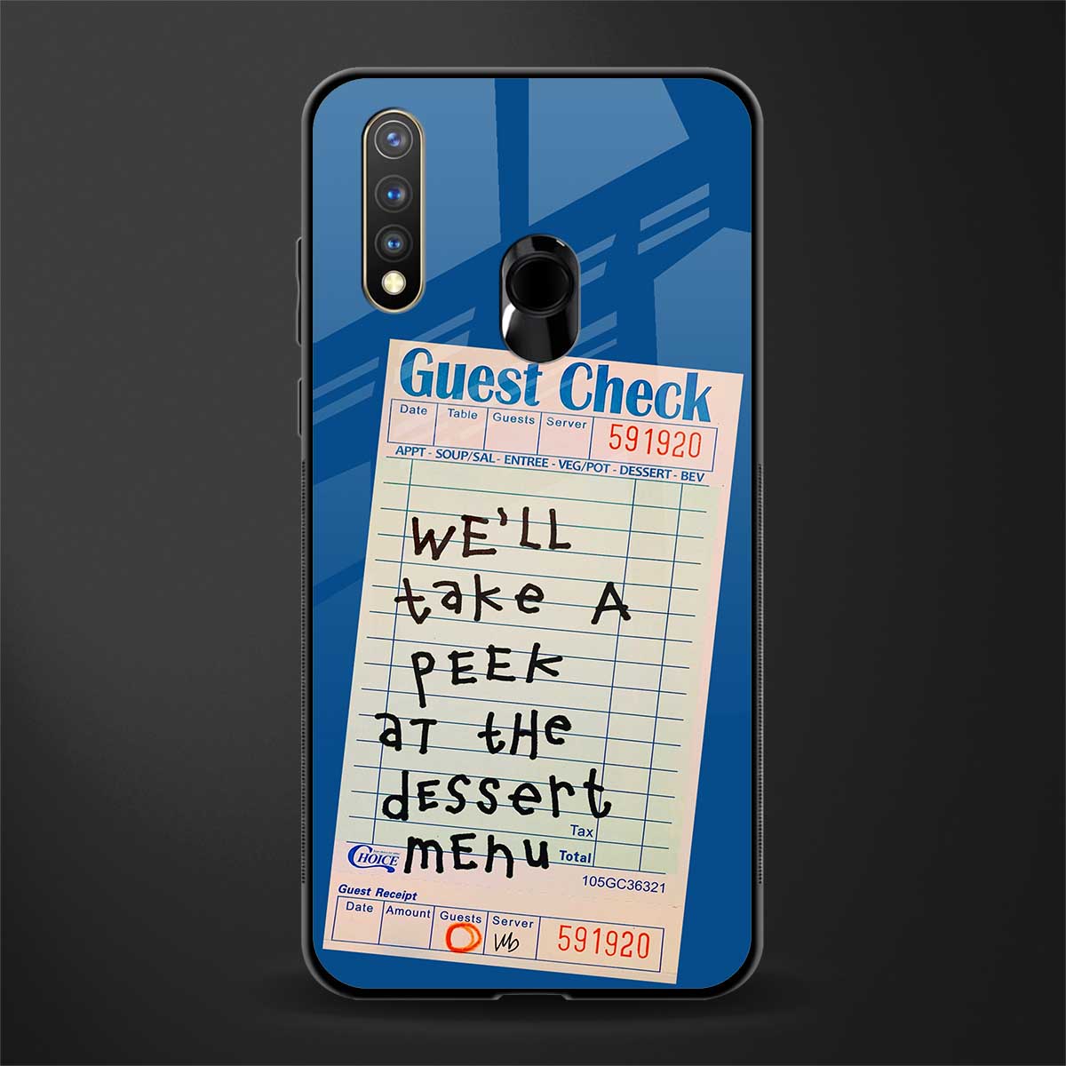 dessert menu glass case for vivo y19 image