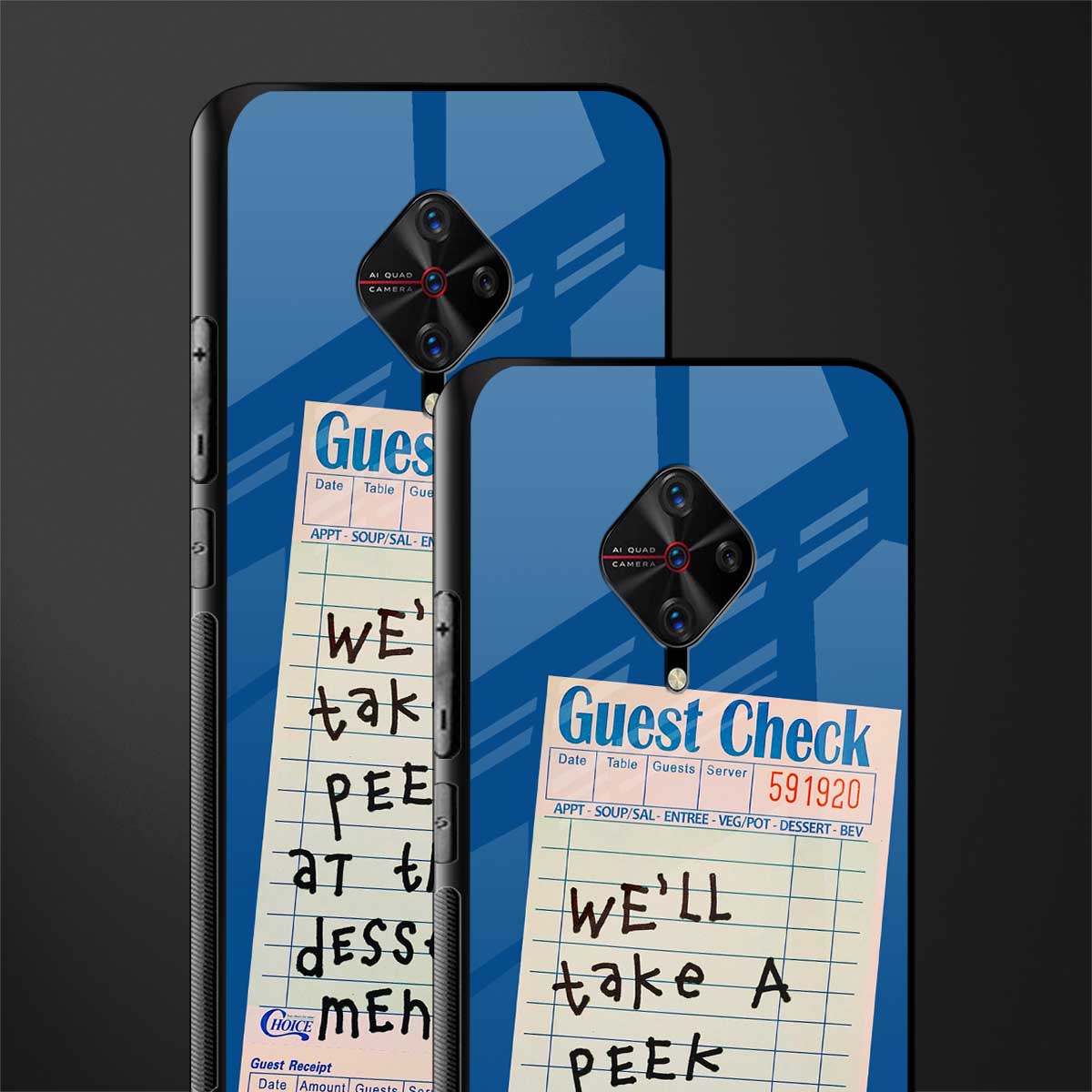 dessert menu glass case for vivo s1 pro image-2