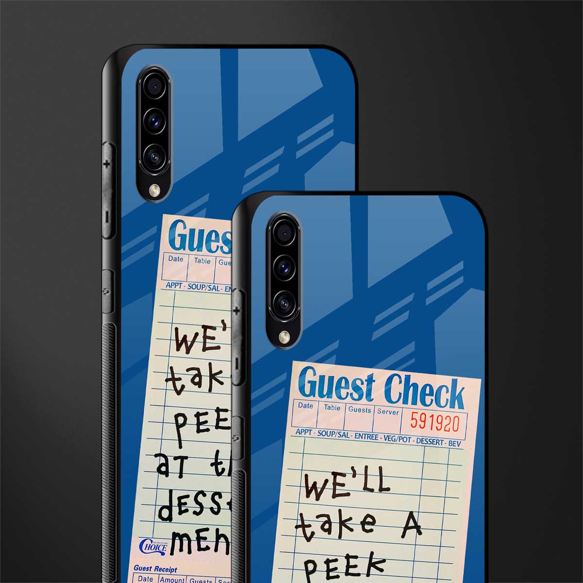 dessert menu glass case for samsung galaxy a50s image-2