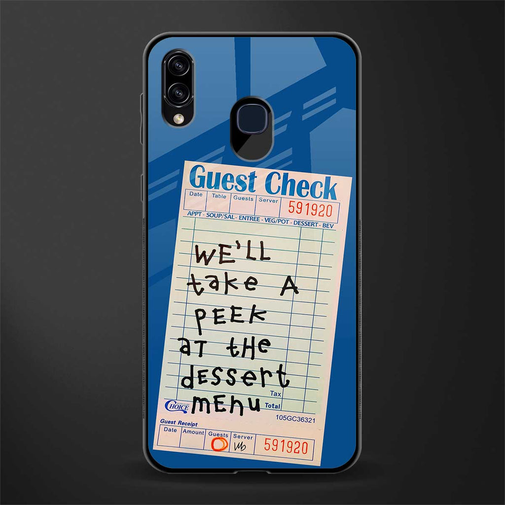 dessert menu glass case for samsung galaxy m10s image