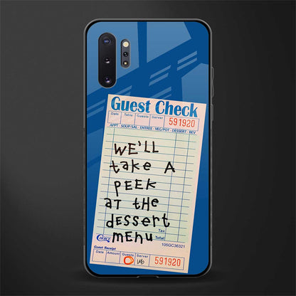 dessert menu glass case for samsung galaxy note 10 plus image