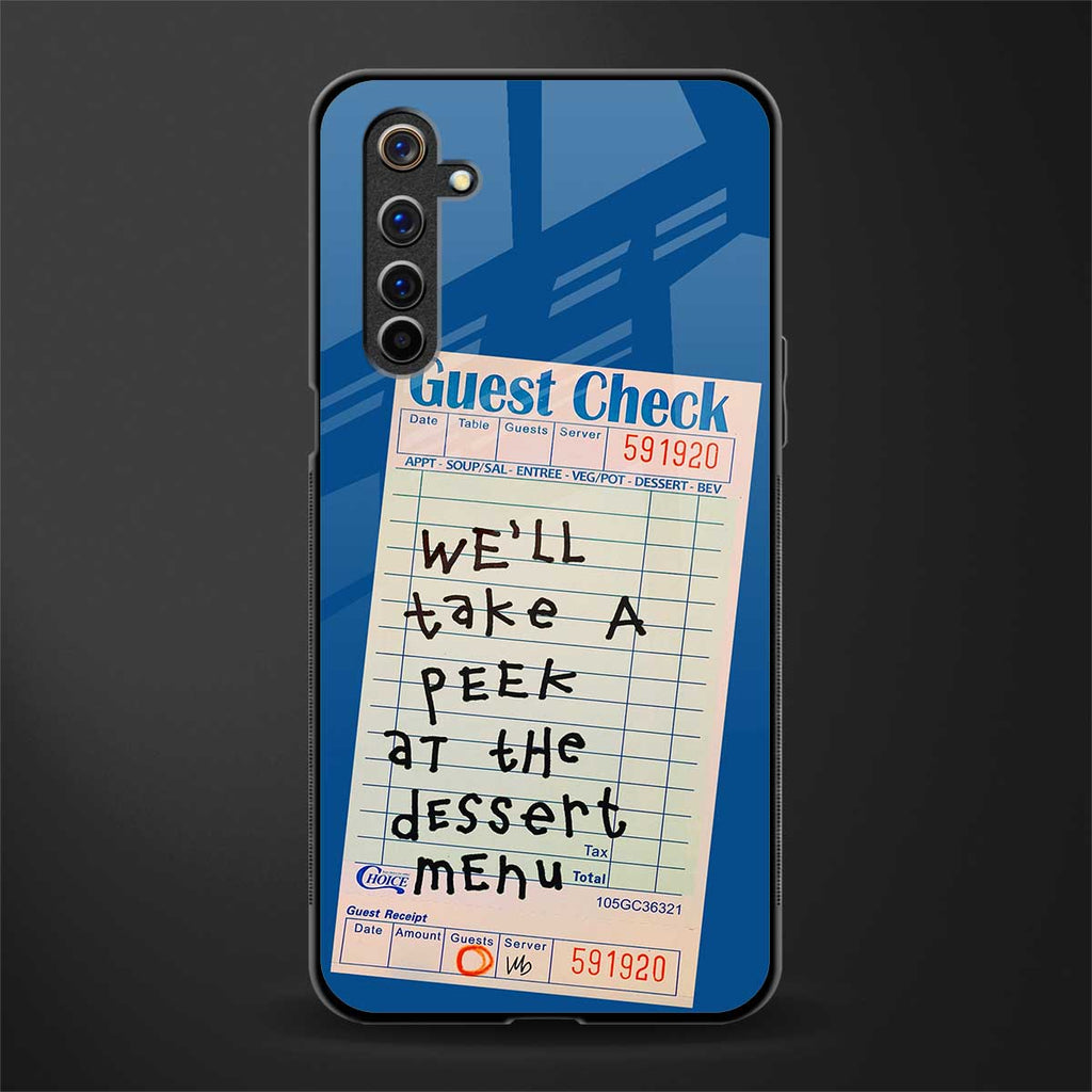 dessert menu glass case for realme 6 pro image
