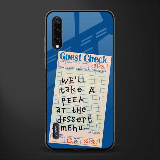 dessert menu glass case for mi a3 redmi a3 image