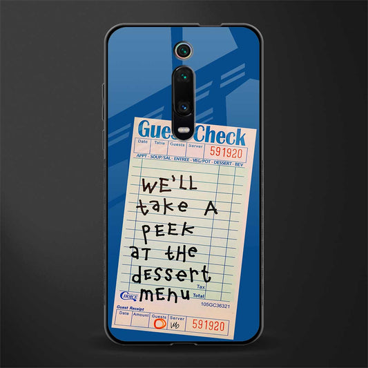 dessert menu glass case for redmi k20 image