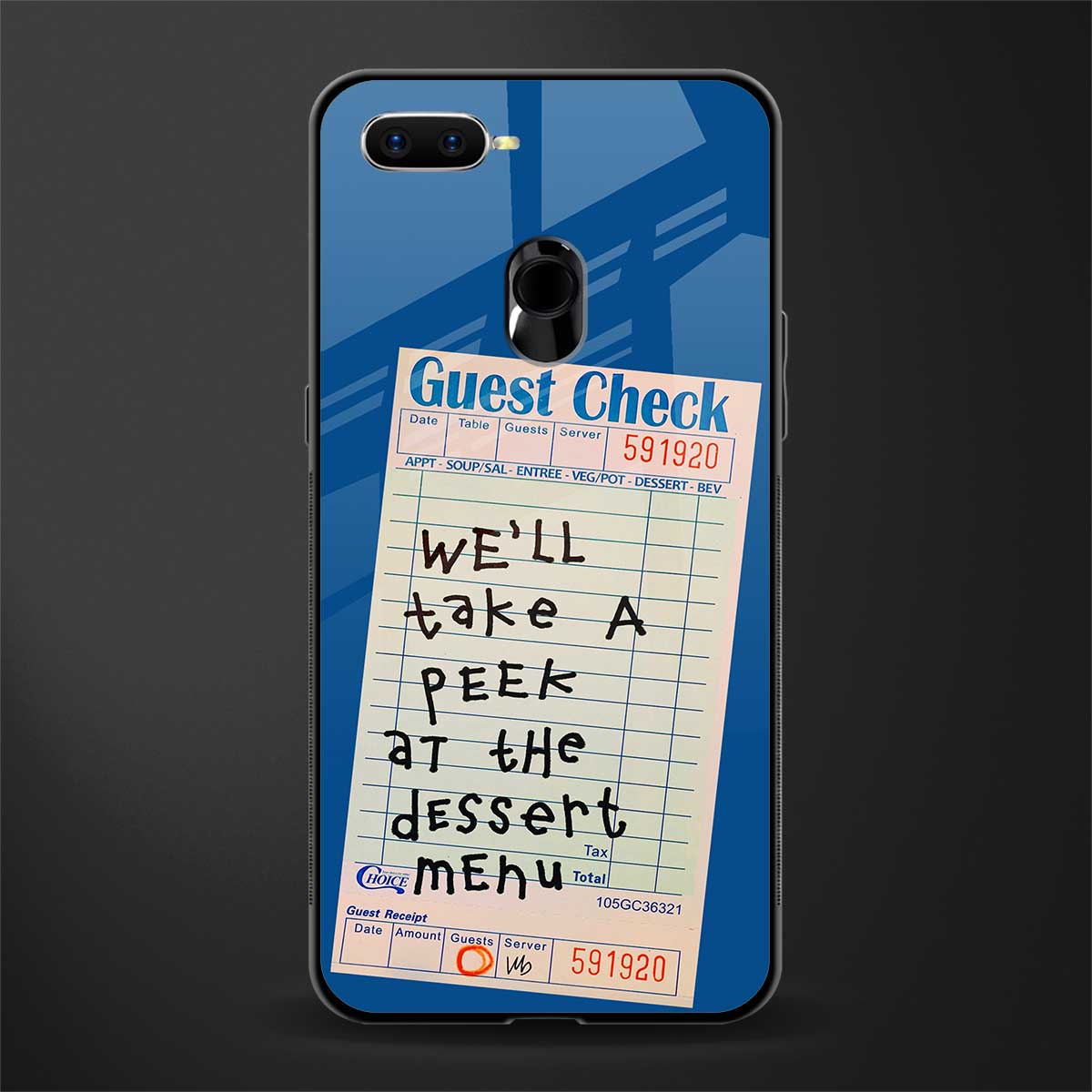 dessert menu glass case for oppo a12 image