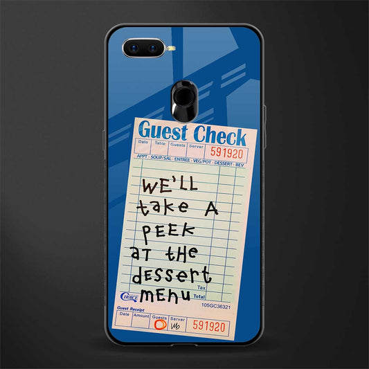 dessert menu glass case for oppo a5s image