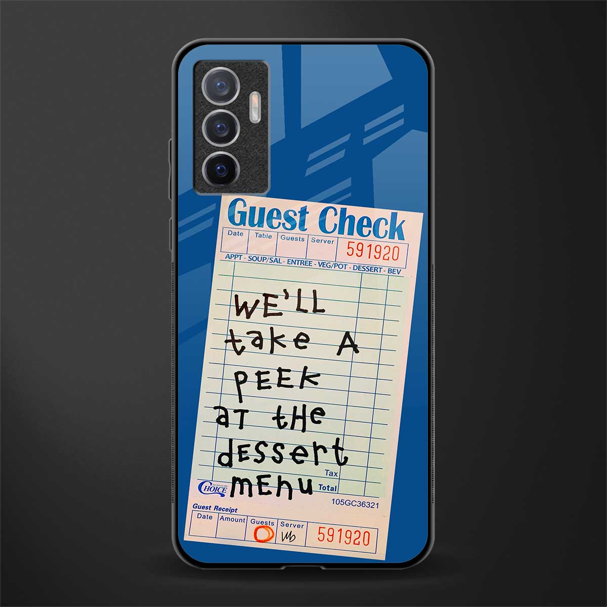 dessert menu glass case for vivo v23e image