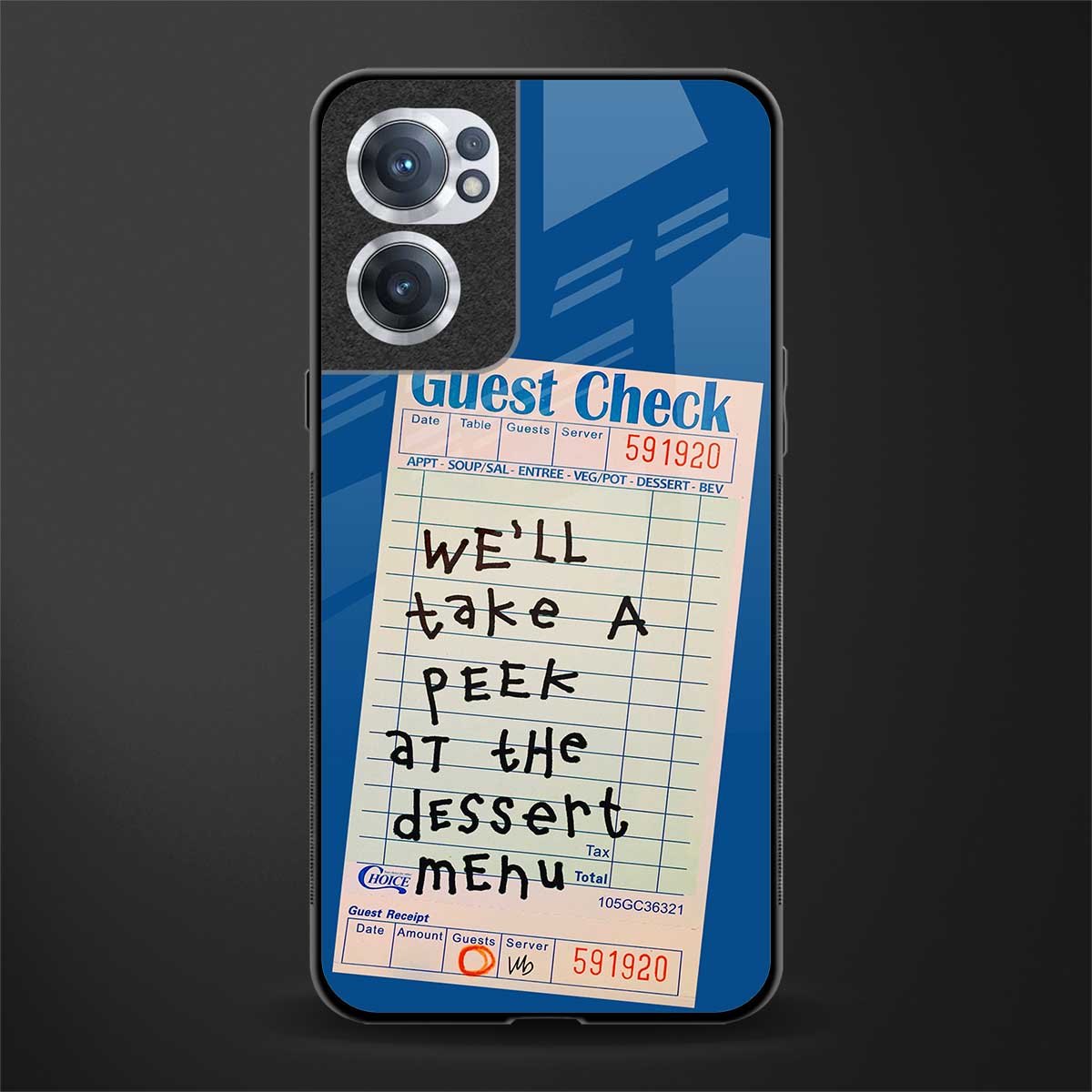 dessert menu glass case for oneplus nord ce 2 5g image