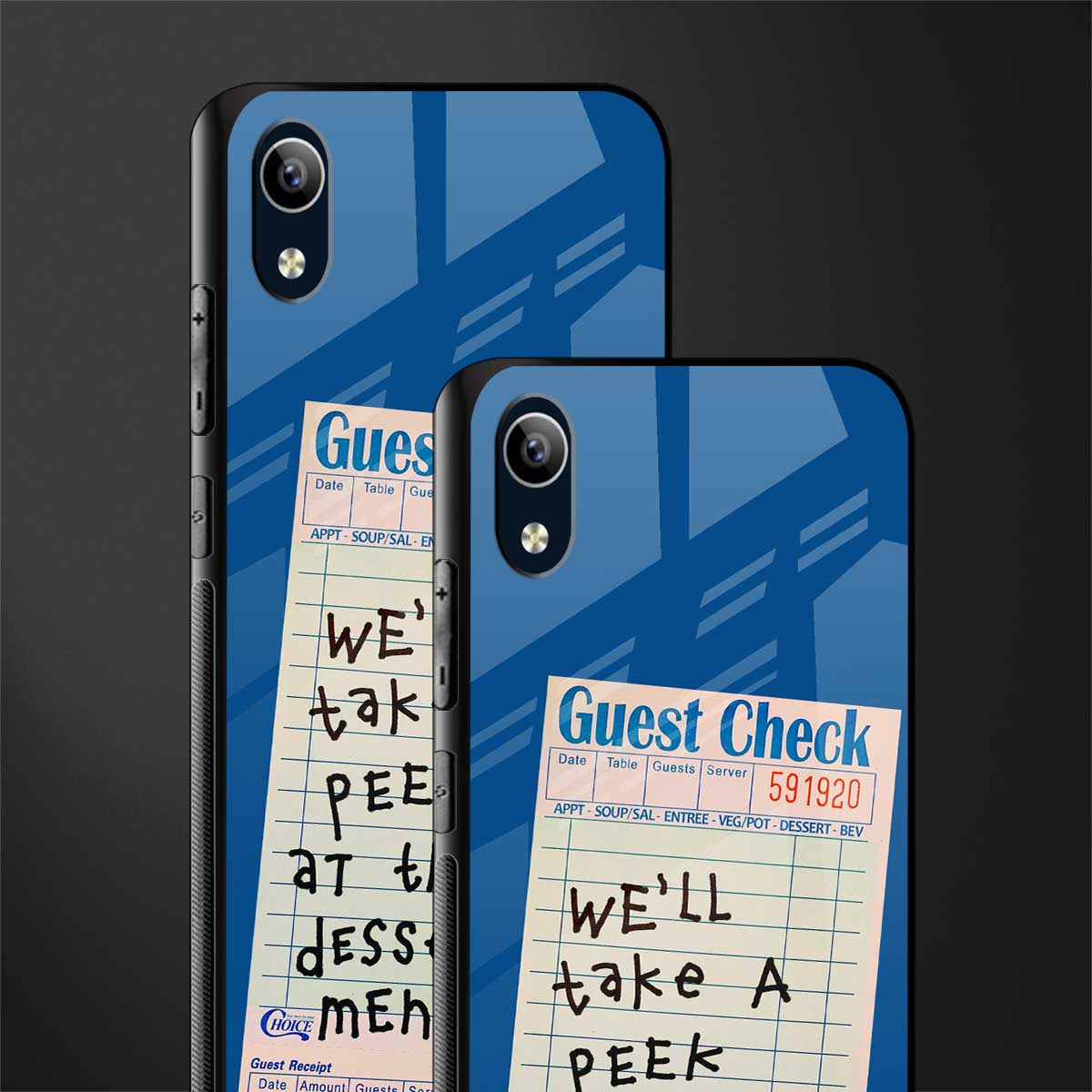 dessert menu glass case for vivo y1s without fingerprint image-2