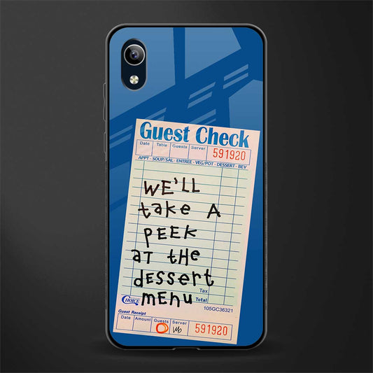 dessert menu glass case for vivo y1s without fingerprint image