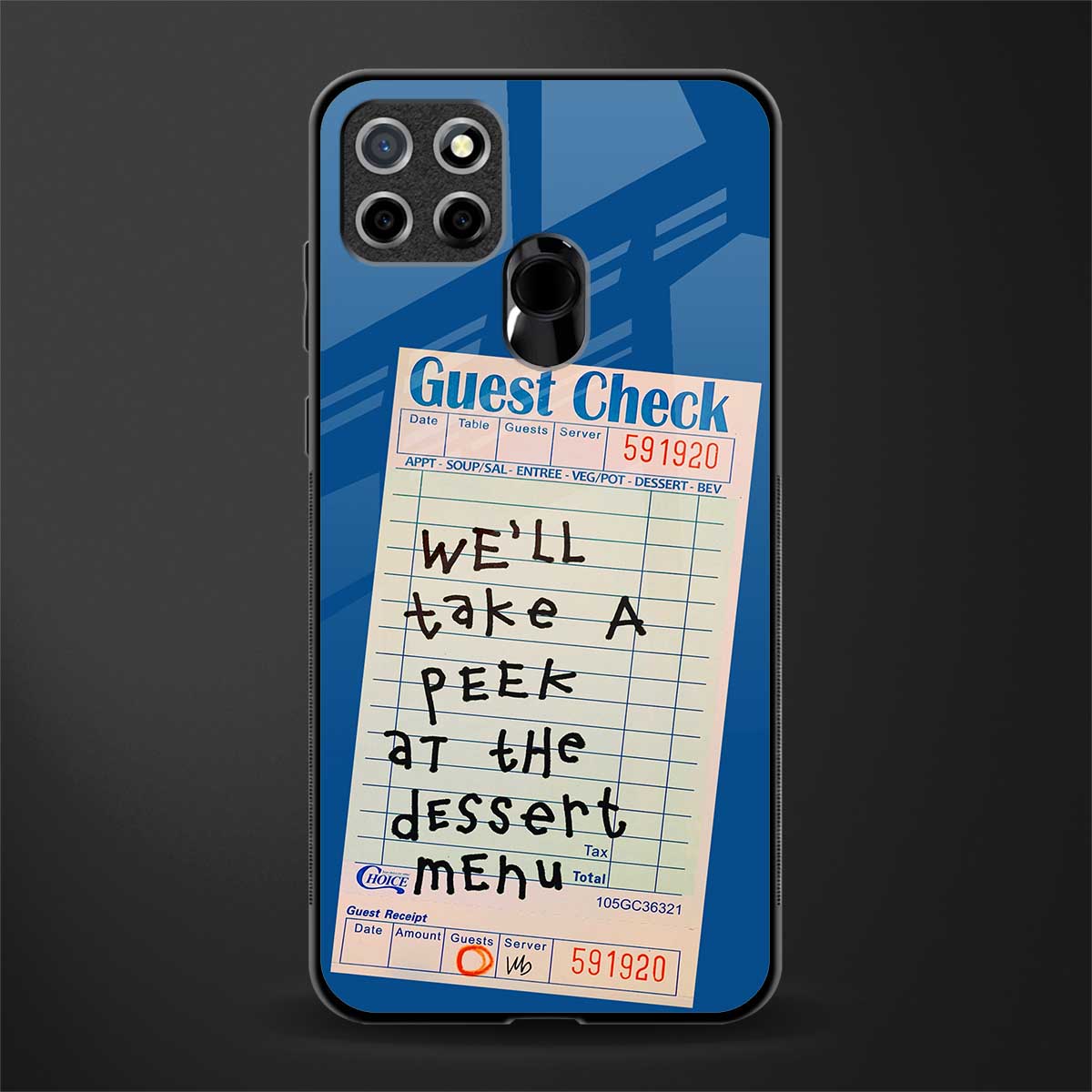 dessert menu glass case for realme narzo 30a image