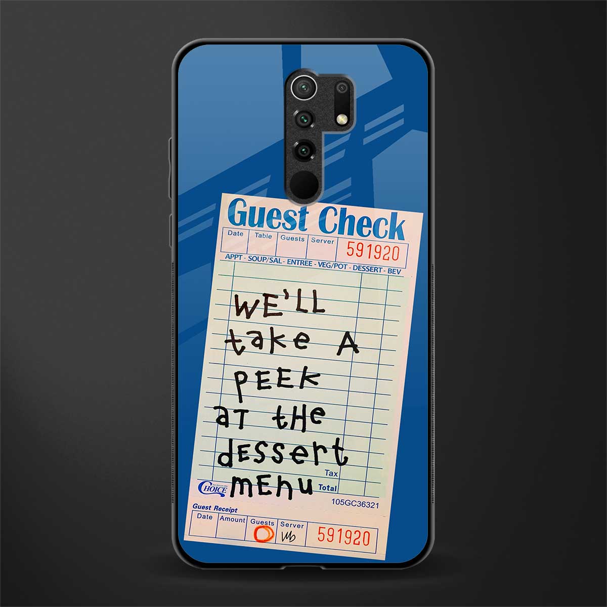 dessert menu glass case for poco m2 image