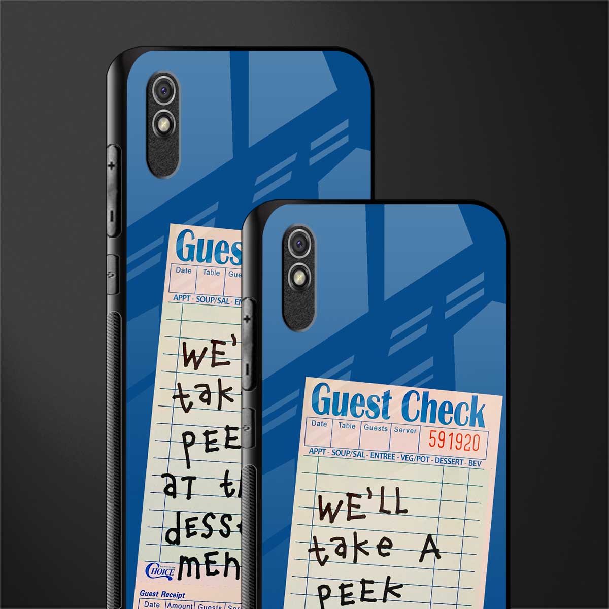 dessert menu glass case for redmi 9a image-2