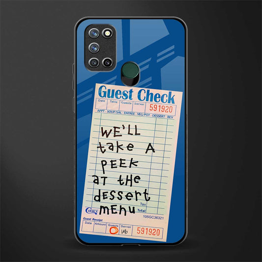 dessert menu glass case for realme 7i image