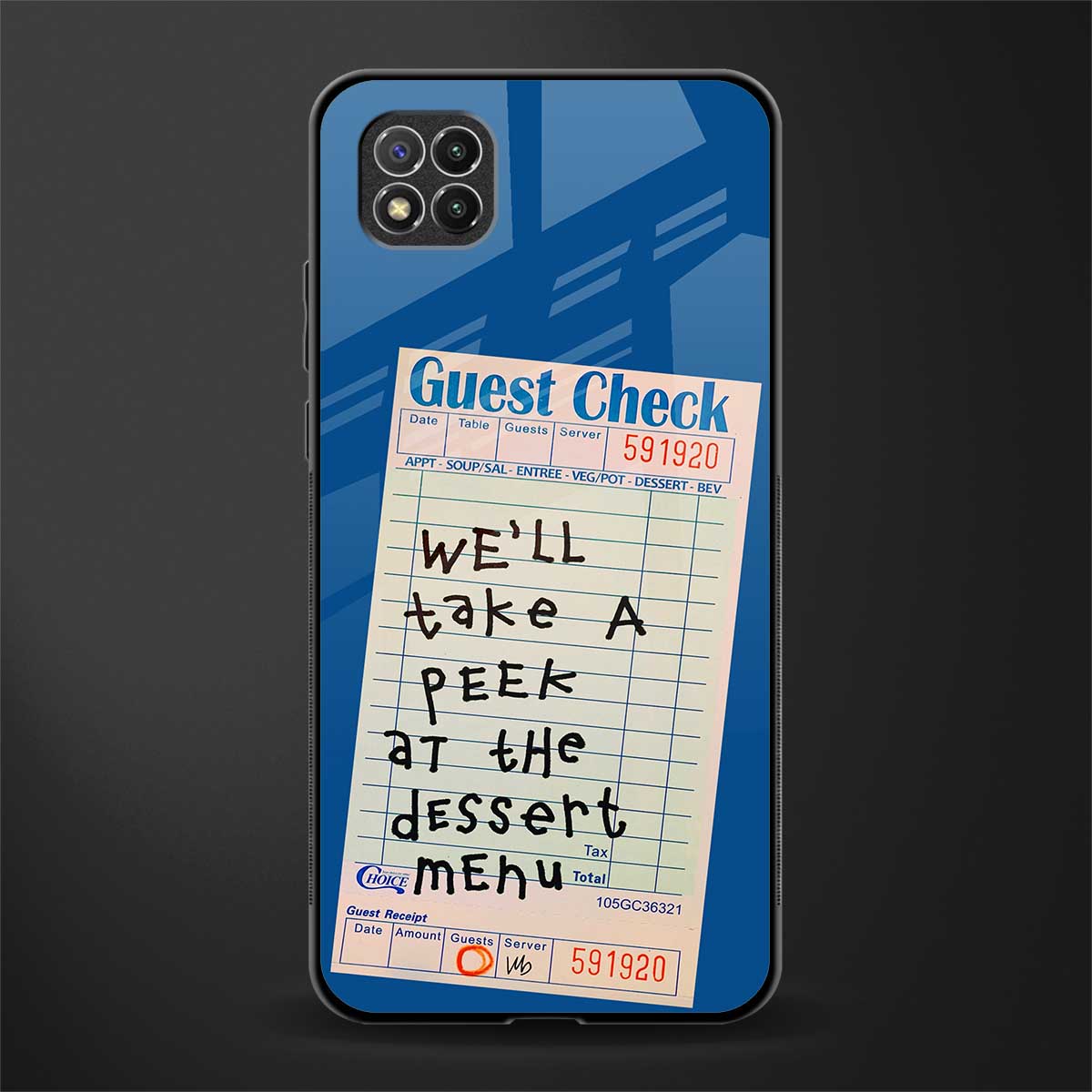 dessert menu glass case for poco c3 image