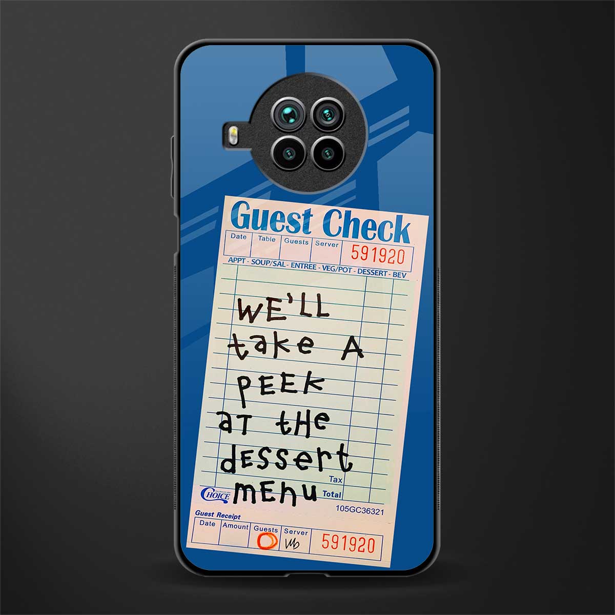 dessert menu glass case for mi 10i image