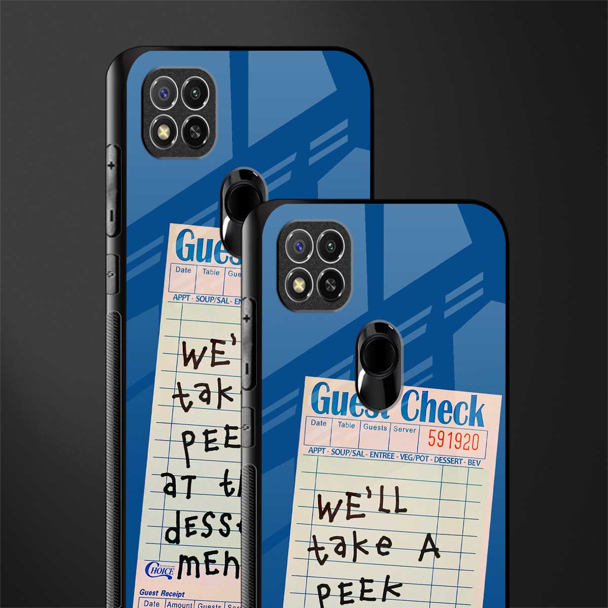 dessert menu glass case for redmi 9 image-2