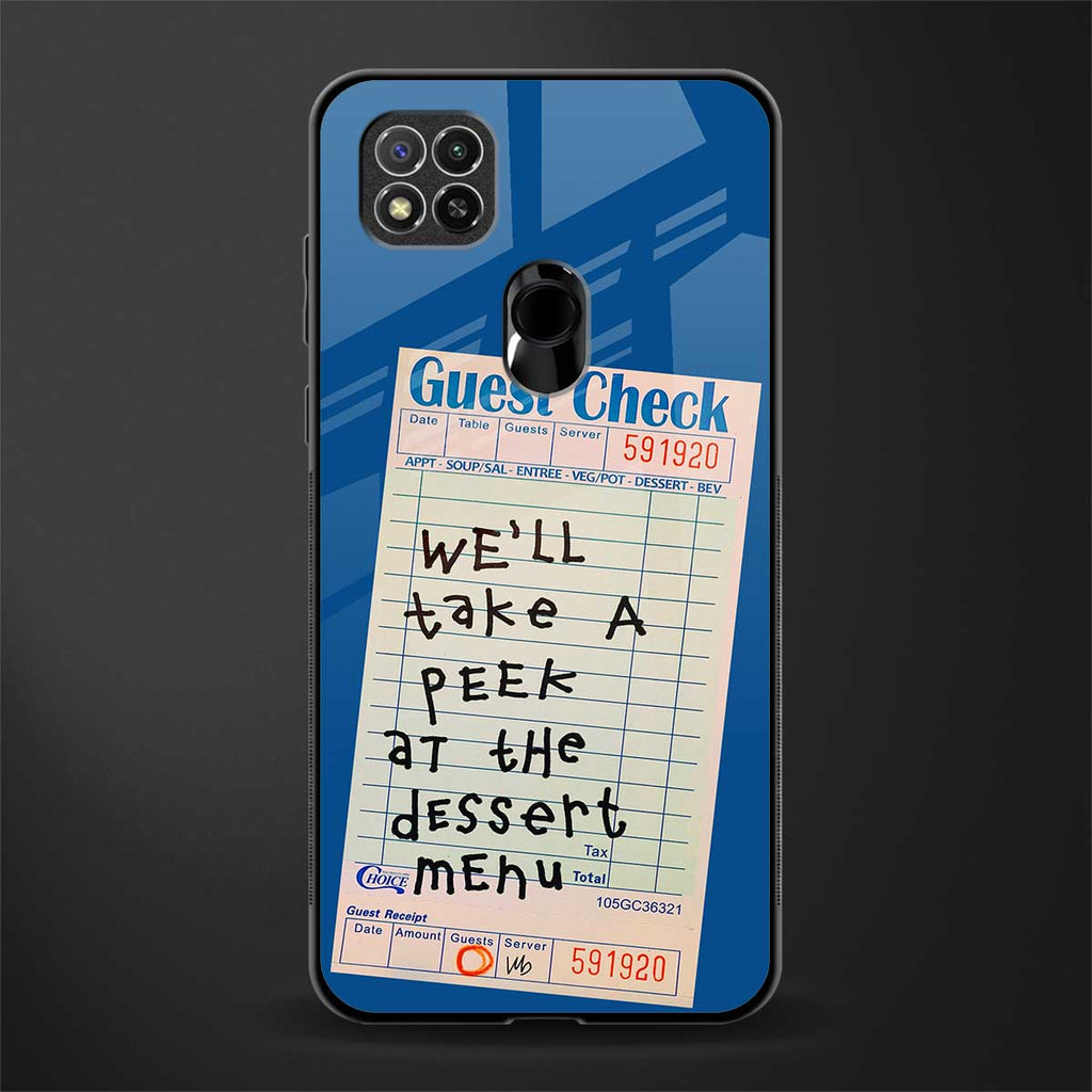 dessert menu glass case for redmi 9c image