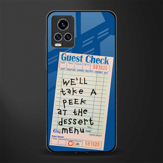 dessert menu glass case for vivo v20 pro image