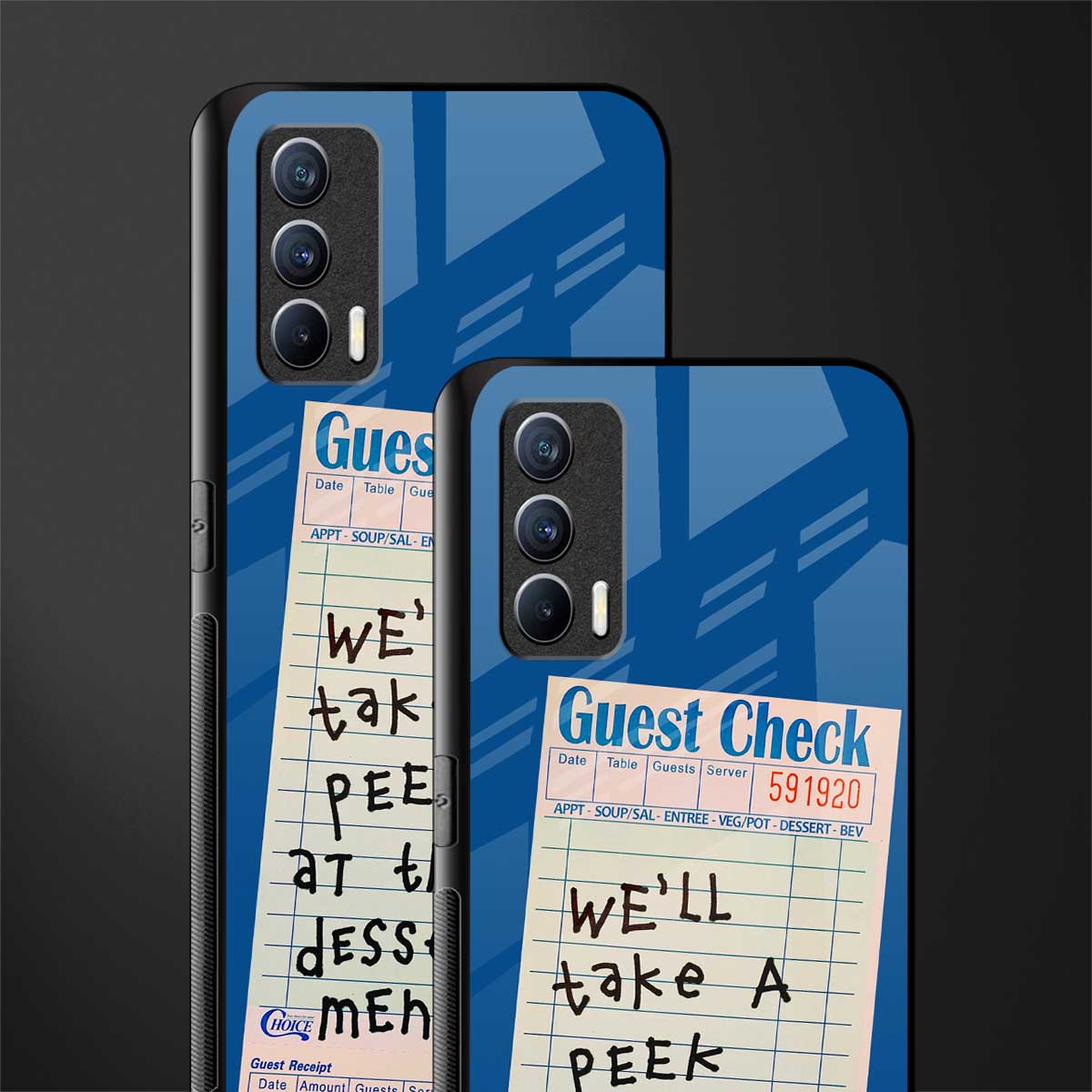 dessert menu glass case for realme x7 image-2