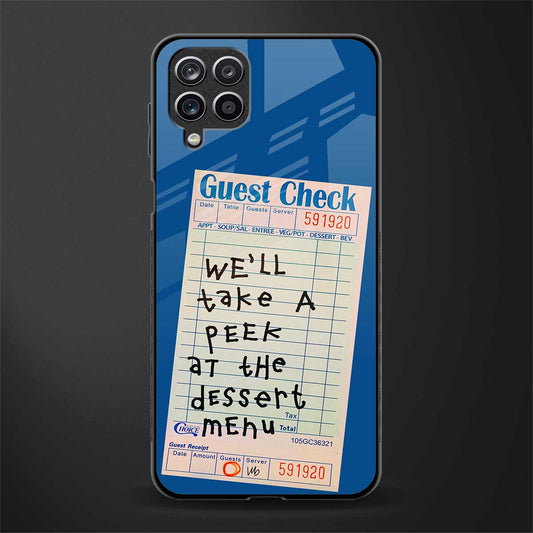 dessert menu glass case for samsung galaxy m12 image