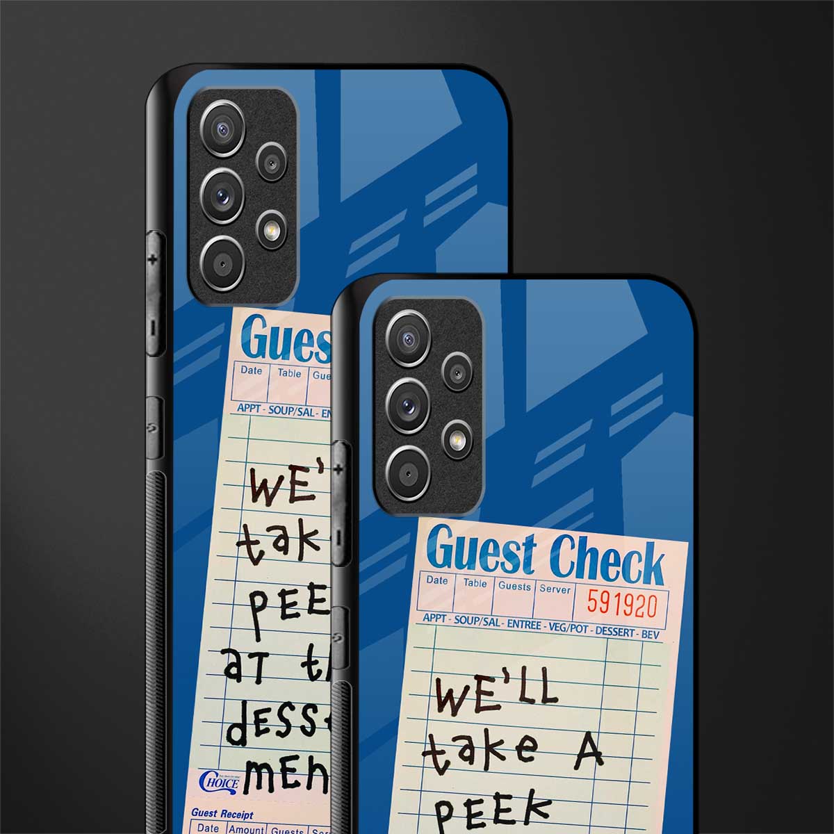 dessert menu glass case for samsung galaxy a52 image-2