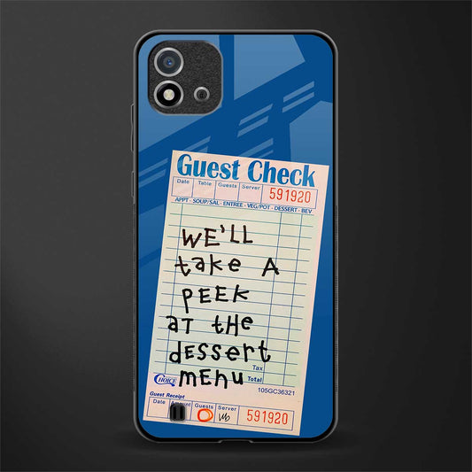 dessert menu glass case for realme c20 image