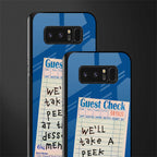 dessert menu glass case for samsung galaxy note 8 image-2