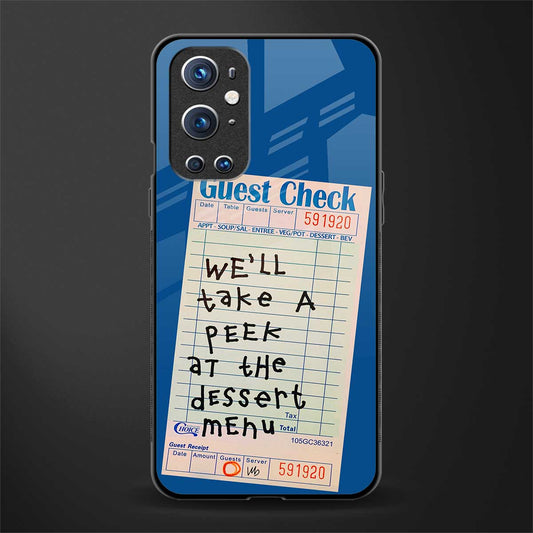 dessert menu glass case for oneplus 9 pro image