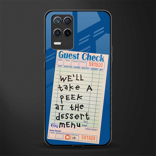 dessert menu glass case for realme narzo 30 5g image