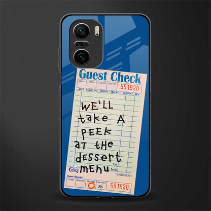 dessert menu glass case for mi 11x 5g image