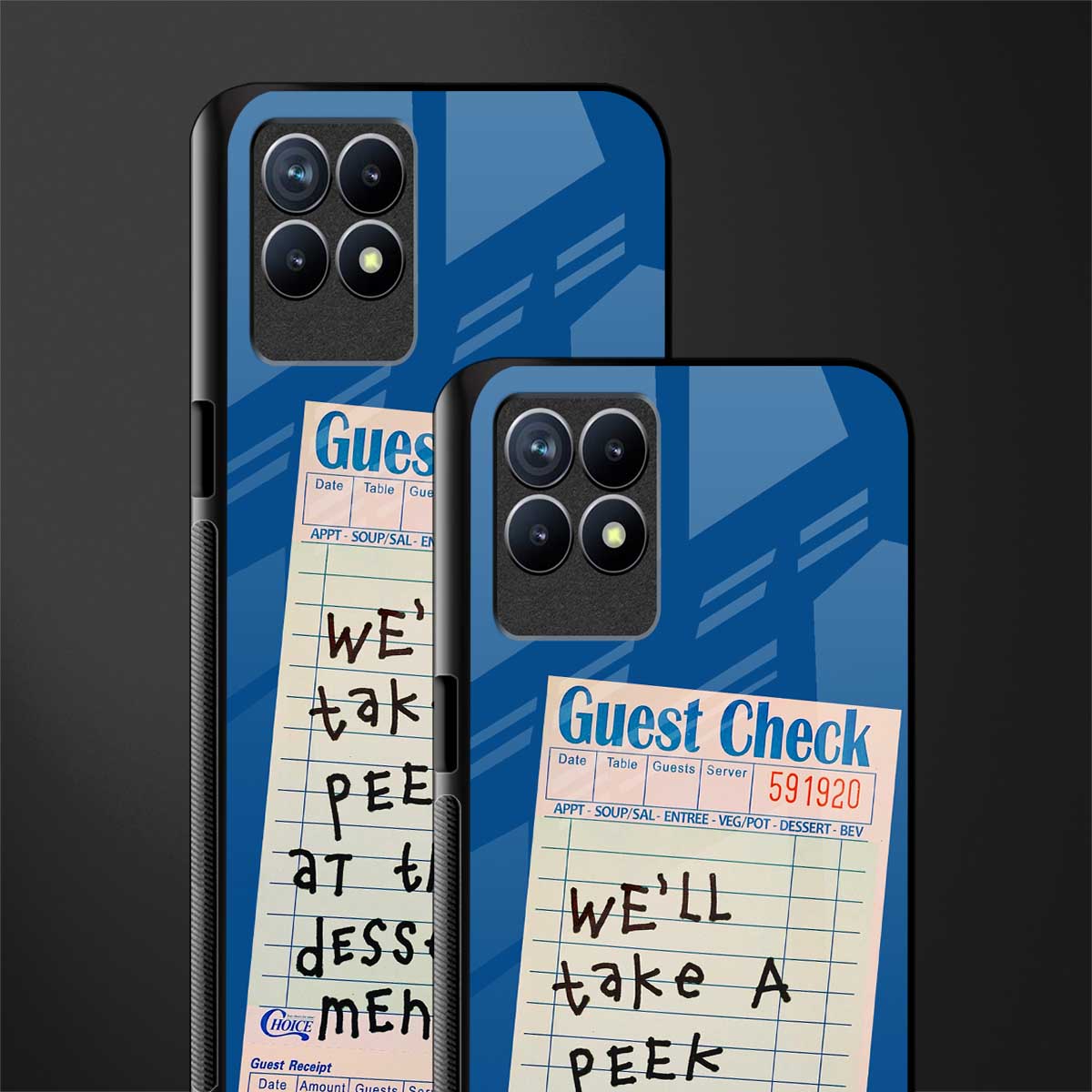 dessert menu glass case for realme 8i image-2