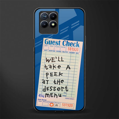 dessert menu glass case for realme 8i image