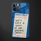 dessert menu glass case for iphone 12 pro max image