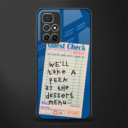 dessert menu glass case for redmi 10 prime image